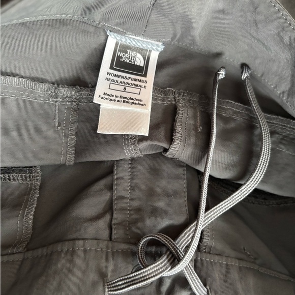 The North Face Paramount Valley Convertible Pants Women's Sz 8  Gray Zip Off - Picture 6 of 8